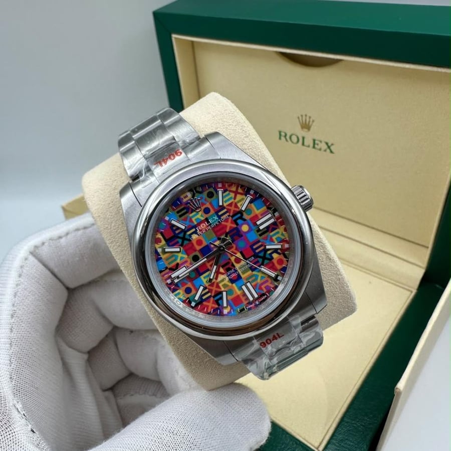 ساعة روليكس | ROLEX |  أويستر بربتشوال مع الملحقات ( ضمان سنه )