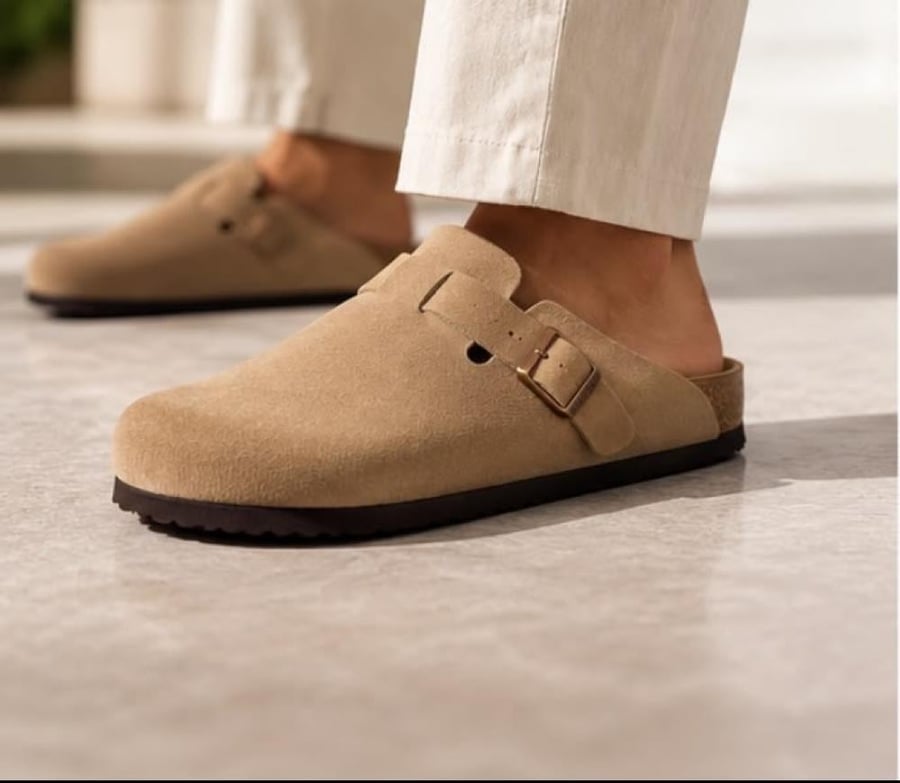 حذاء بيركنستوك Birkenstock Boston   بيج فاتح