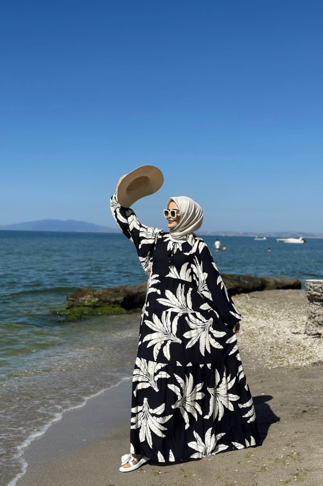 فستان قطن تركي جذاب