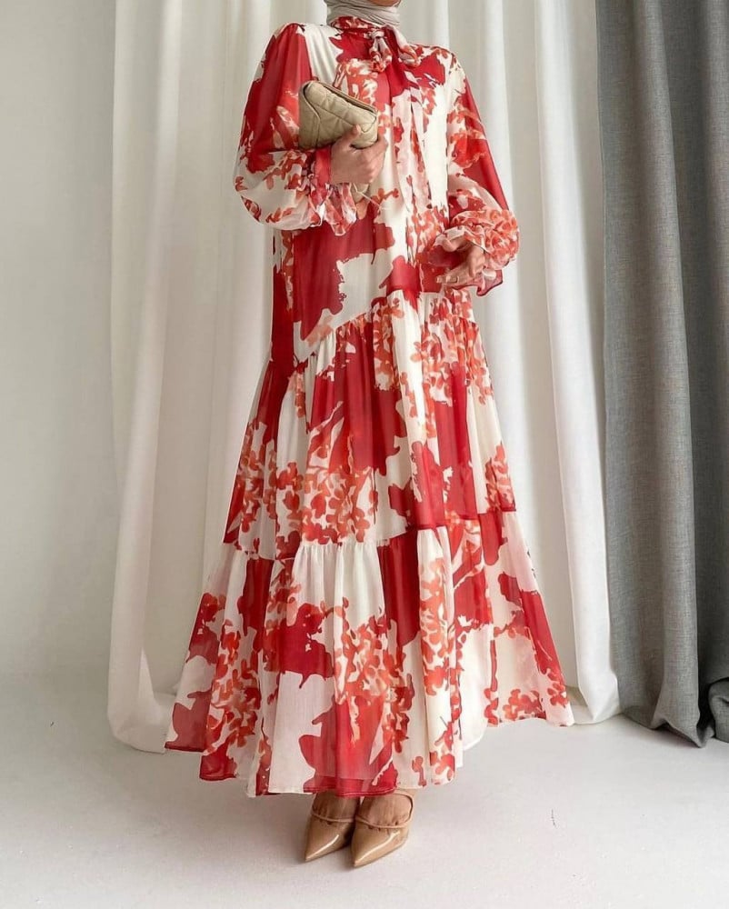 Get ready for elegance with our two-tone white and red padded dress designed with a high-quality cotton inner dress. Achieve a distinctive and comfortable look at the same time with this amazing dress!