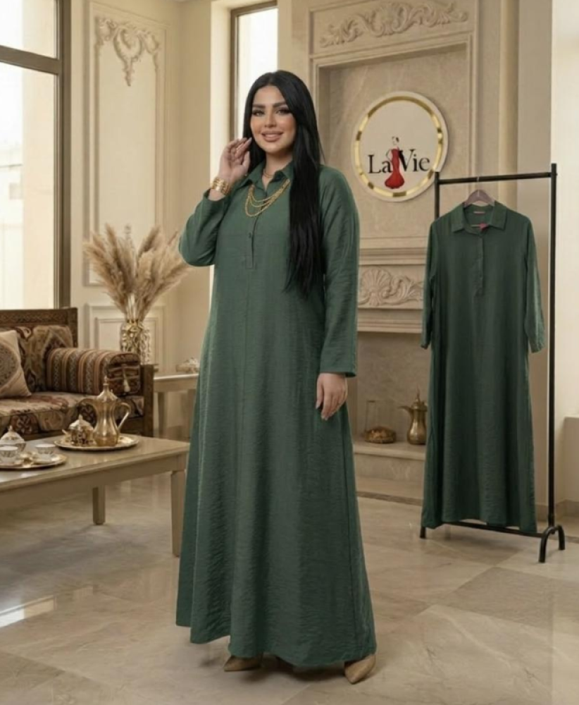 فستان تركي بقصة مميزة