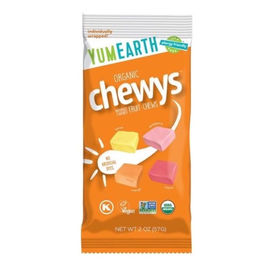 organic fruit flavored chewy candies from the brand Yumearth