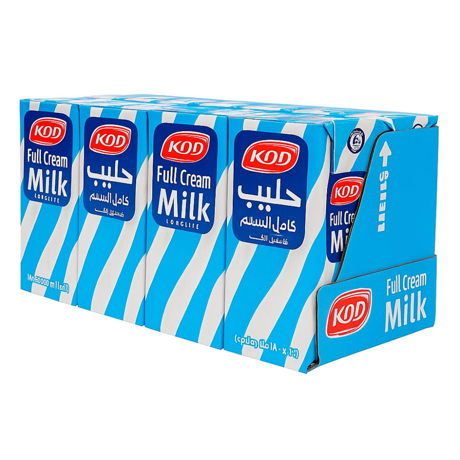 حليب مصاص -حليب سادة كي دي دي -حليب كامل الدسم -حليب