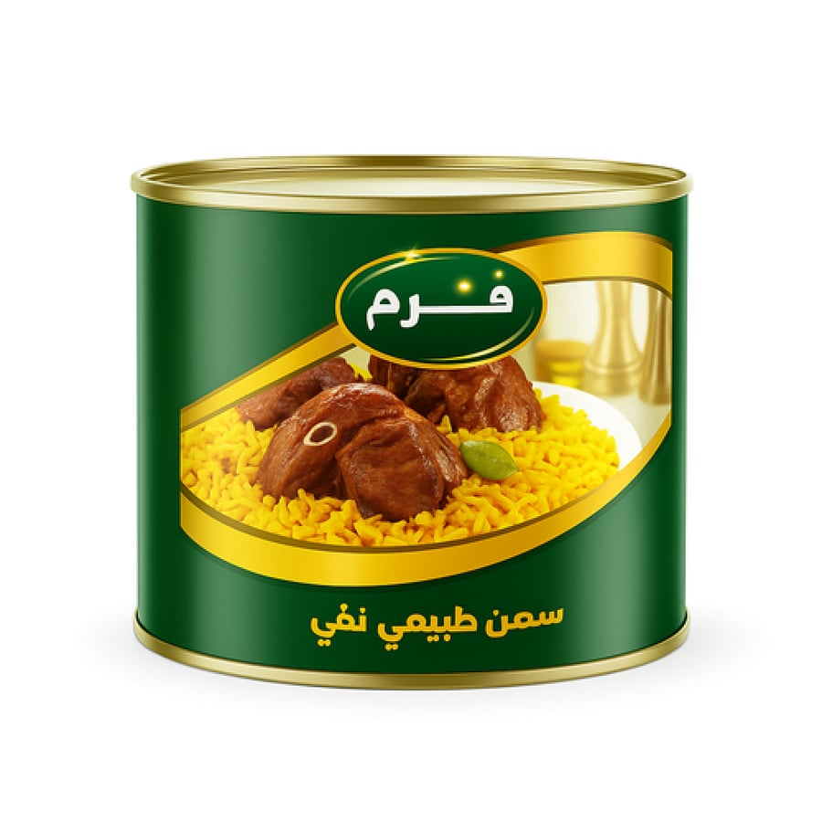 سمن فارم صغير - سمن فارم 400 جرام - افضل سمن للطبخ من متجر ثلاجة دبي
