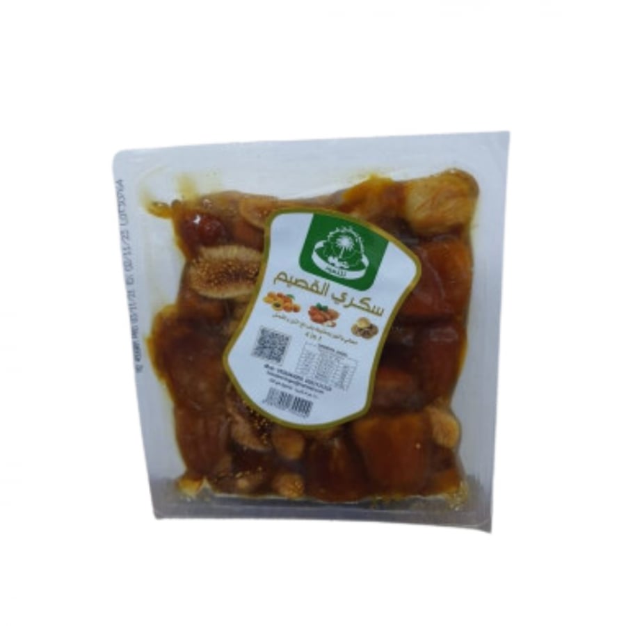 Qassim Sugar Dates Stuffed with Almonds, Figs and Apricots 500g