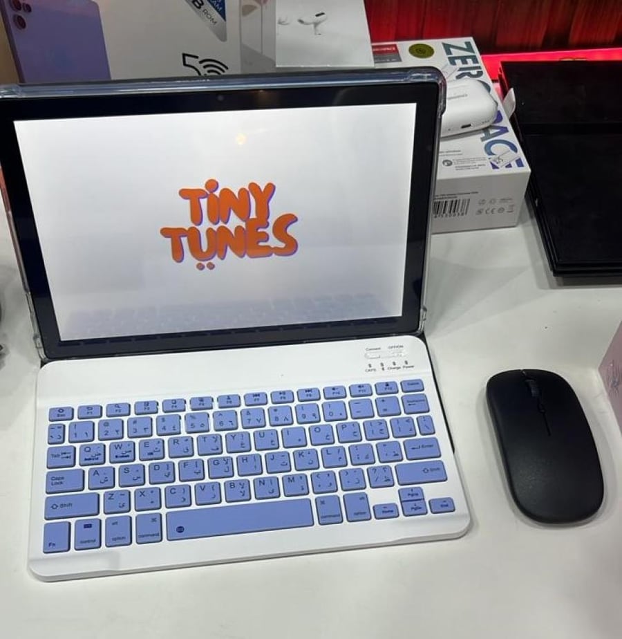 تابلت TS101 5G ذكي - Tiny Tunes مع سماعة لاسلكية وماوس هدية - 512 جيجابايت - 12 جيجا رام