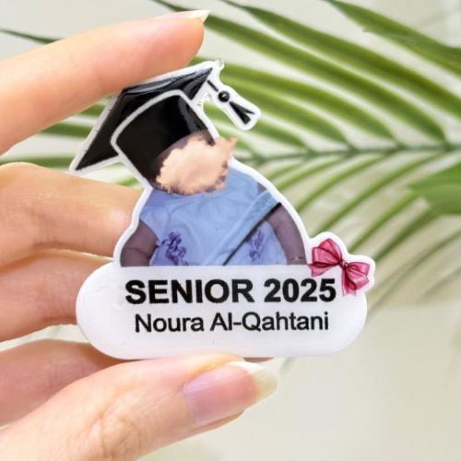 Graduation badge bow triangle 2025