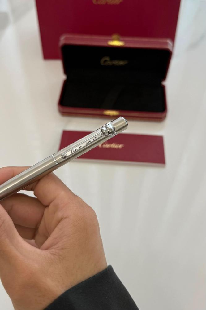 بكج الفخامة سبحة وقلم كارتير بالاسم