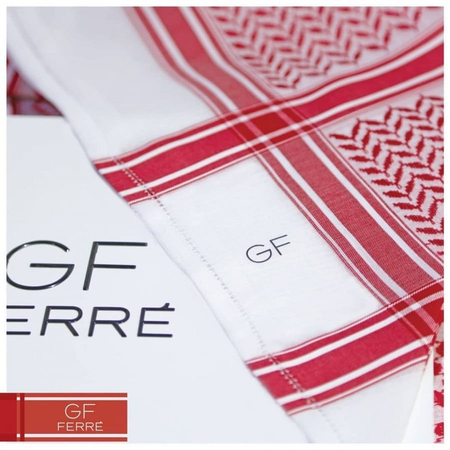 شماغ جي اف فيري GF FERRE احمر