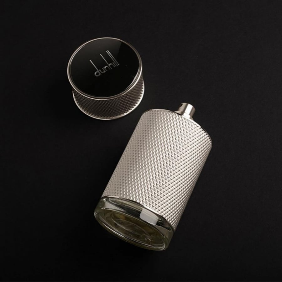 عطر العود أيكون دنهل فضي 100 مل