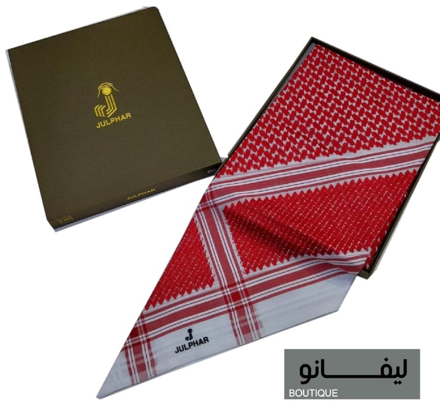 شماغ جلفار احمر F650 ليفانو بوتيك