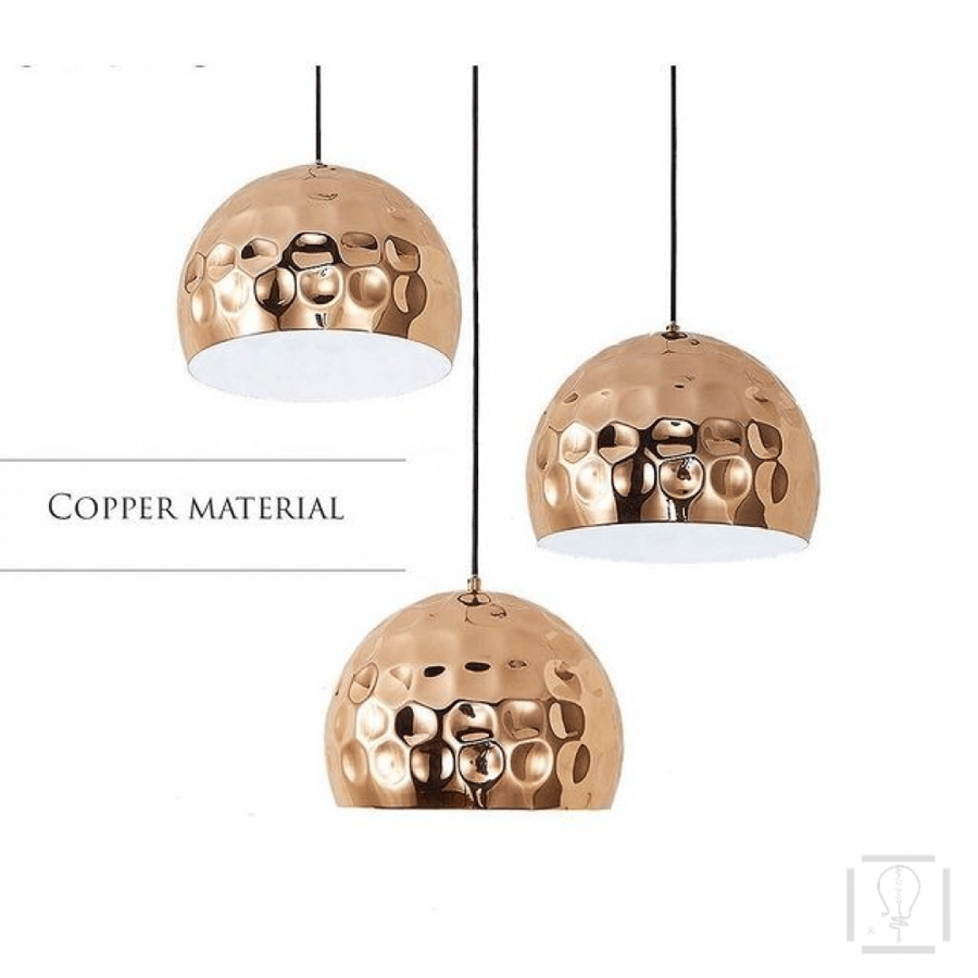 انارة معلقة قزاز نحاسي كوبر Copper من فور يو
