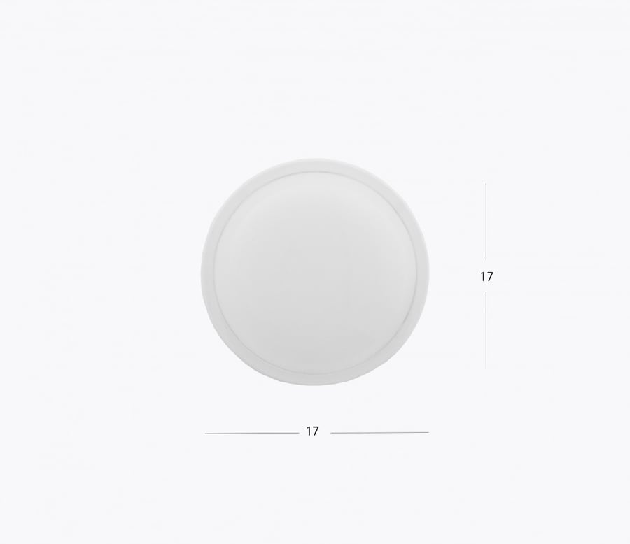 انارة جدارية لد اصفر WLWP015-R جرم ابيض من روسرام