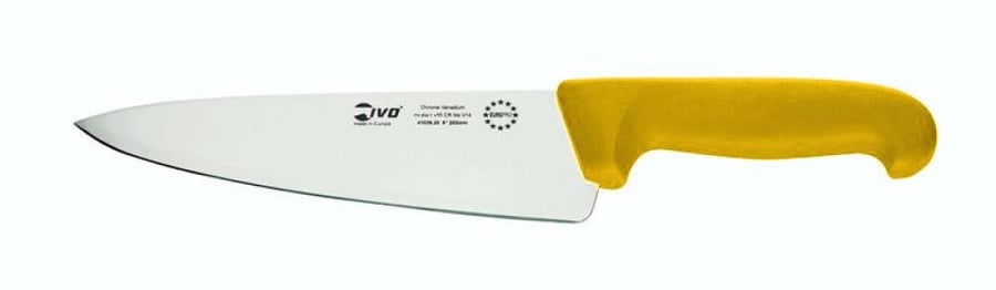 profissonal chefs knives - yellow