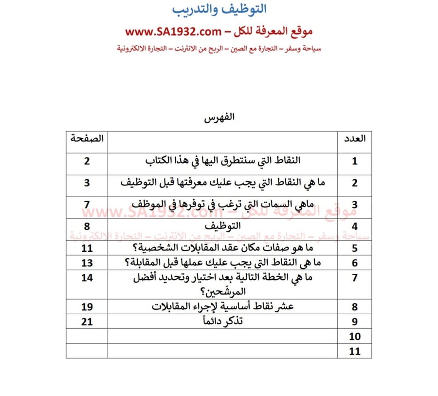 إدارة المطاعم والكوفي شوب التوظيف والتدريب - 22 صفحة - كتاب الكتروني