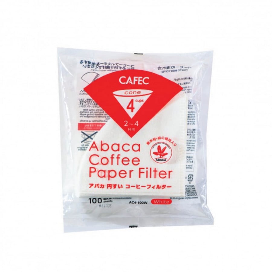 كافيك فلاتر02 ورقية بيضاء 100 حبة -  V 60 Coffee Paper Filter 02 White 100..