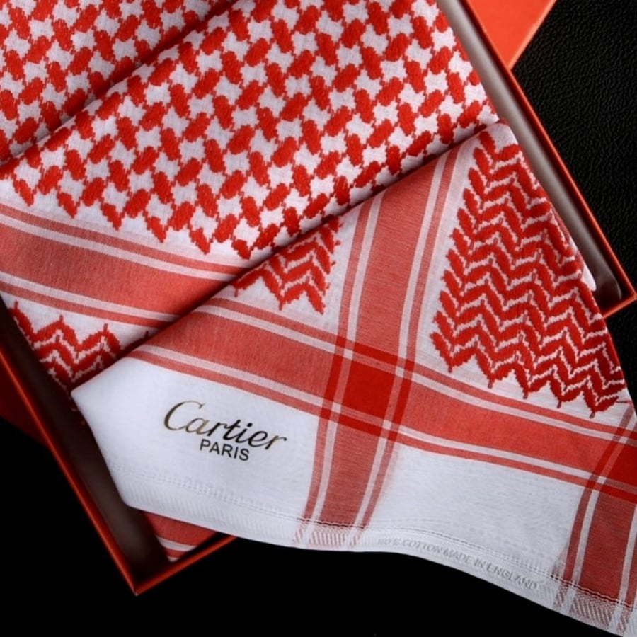 Cartier shemagh 2024 + Cartier fabric 2024