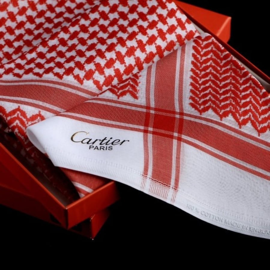 Cartier shemagh 2024 + Cartier fabric 2024