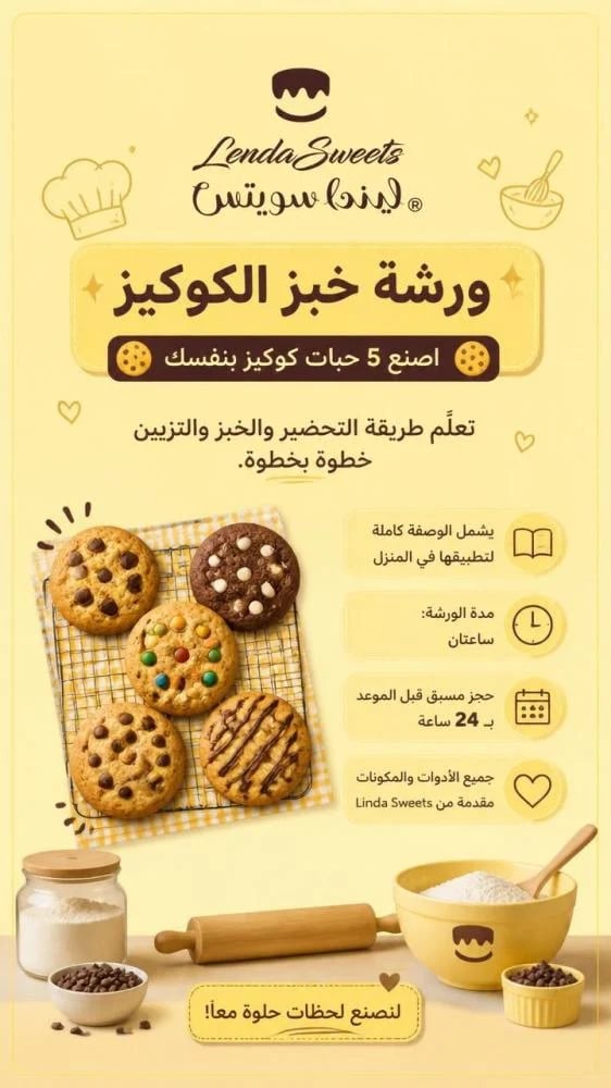 ورشة خبز الكوكيز