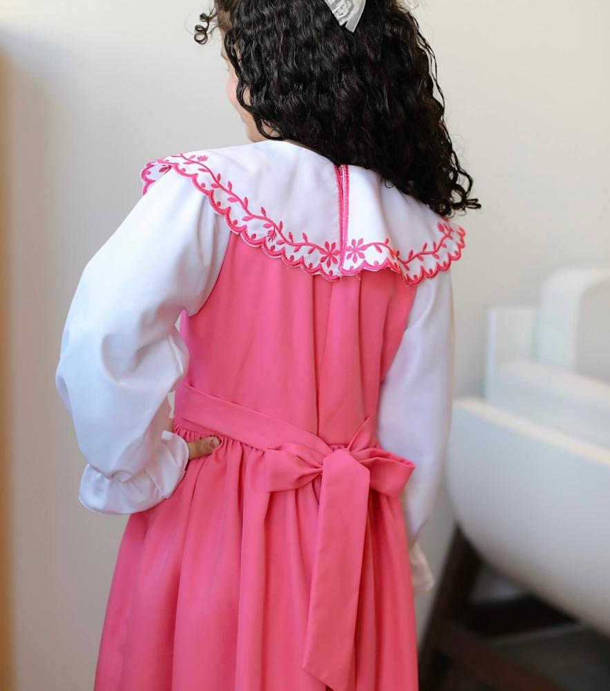 Linda pink apron for girls