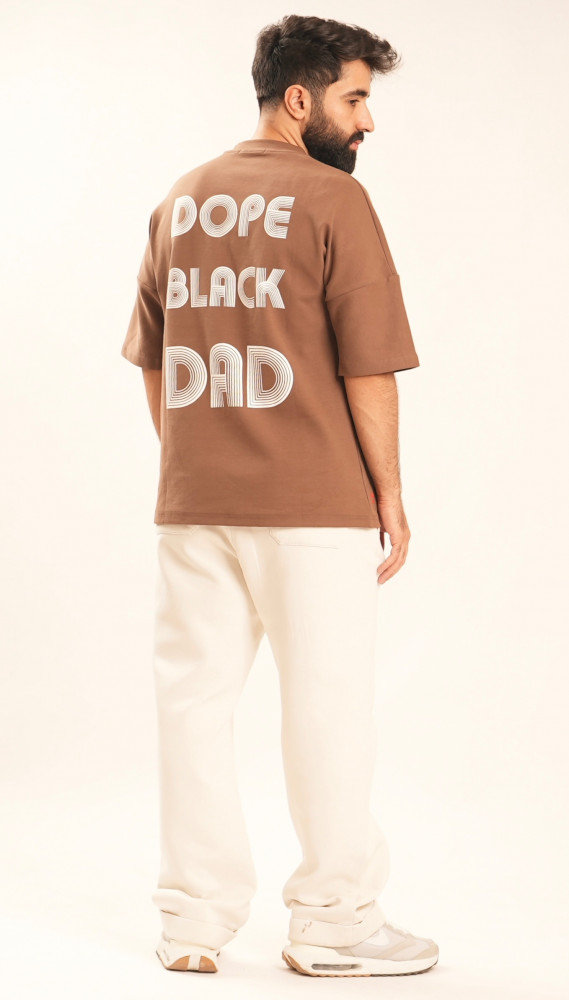 تيشيرت اوفر سايز Dope Black Dad يونيسكس
