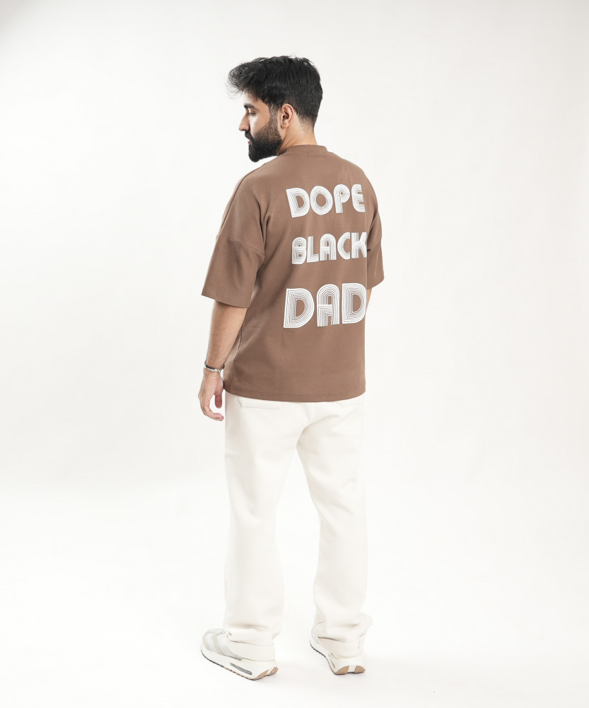 تيشيرت اوفر سايز Dope Black Dad يونيسكس