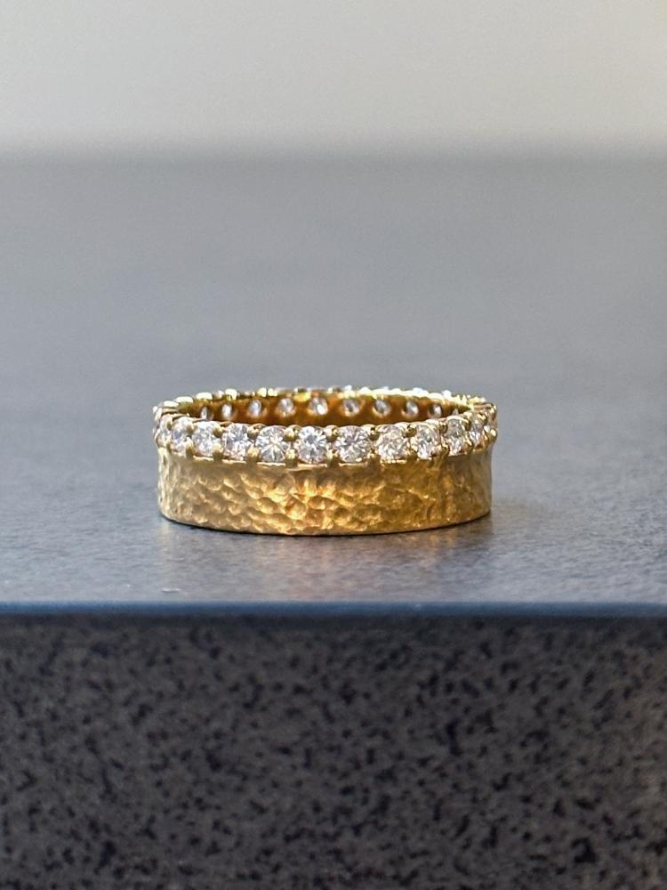 Pearl Crown Diamond Ring