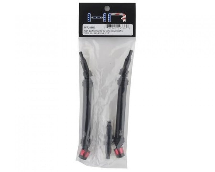 Hot Racing Arrma 4S BLX Long CV Front/Rear Driveshafts (2) For RC HRATFF288RC