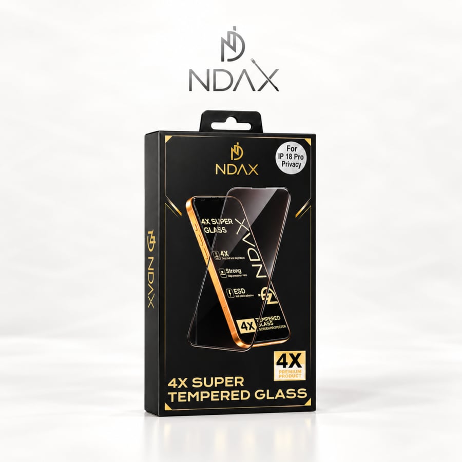 حماية شاشة دبل 4 مرات لقافة | NDAX - 4X Privacy -18 PRO