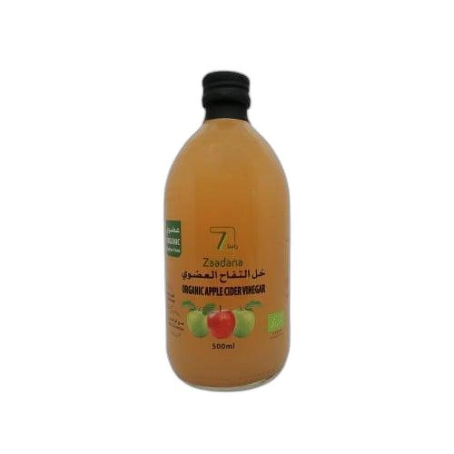 خل التفاح العضوي زادنا 500مل