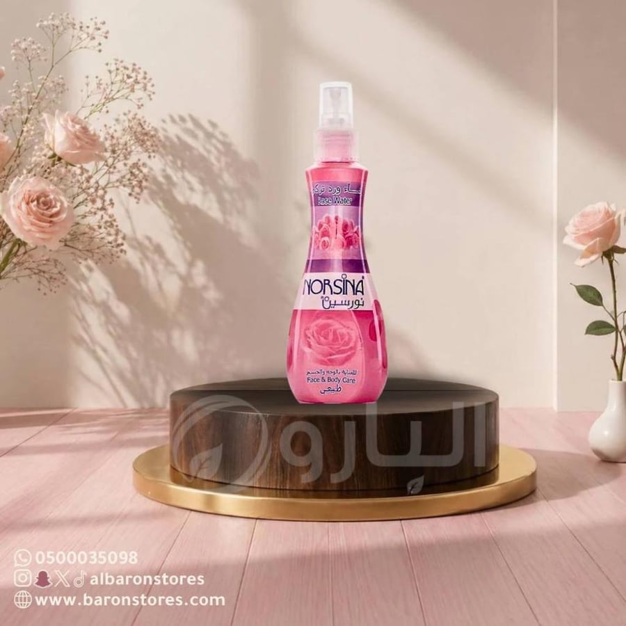 ماء ورد نورسين تركي 200مل