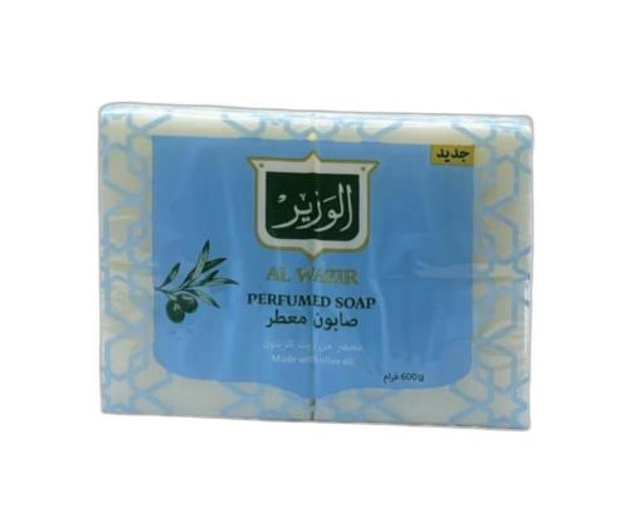 صابون معطر الوزير قوالب 4 قطع الشكل الجديد