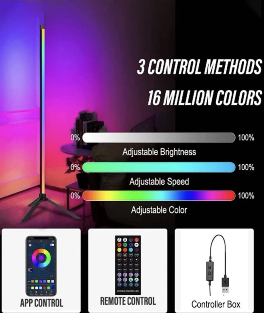 اضاءة Led  زاويه عموديه