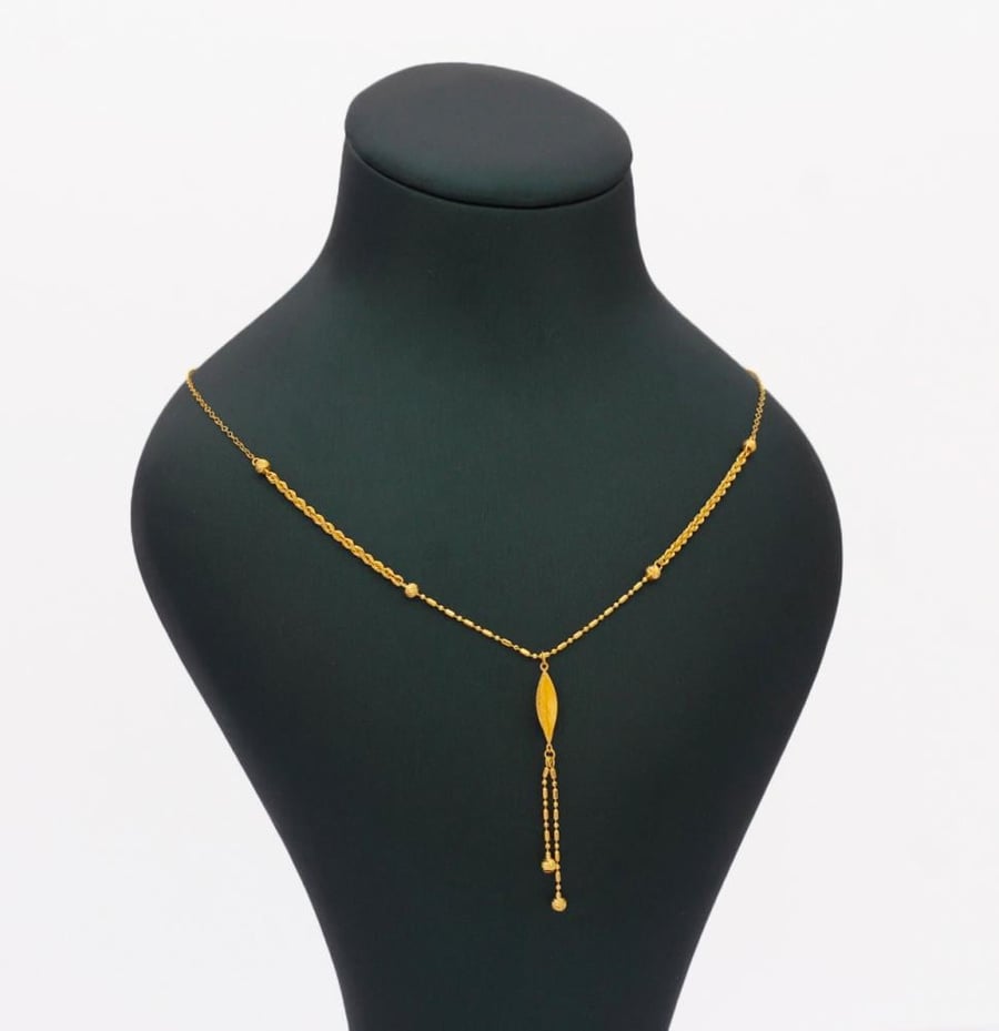 21 karat soft Lamar necklace