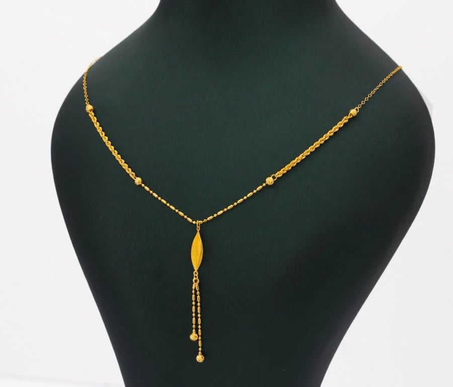 21 karat soft Lamar necklace