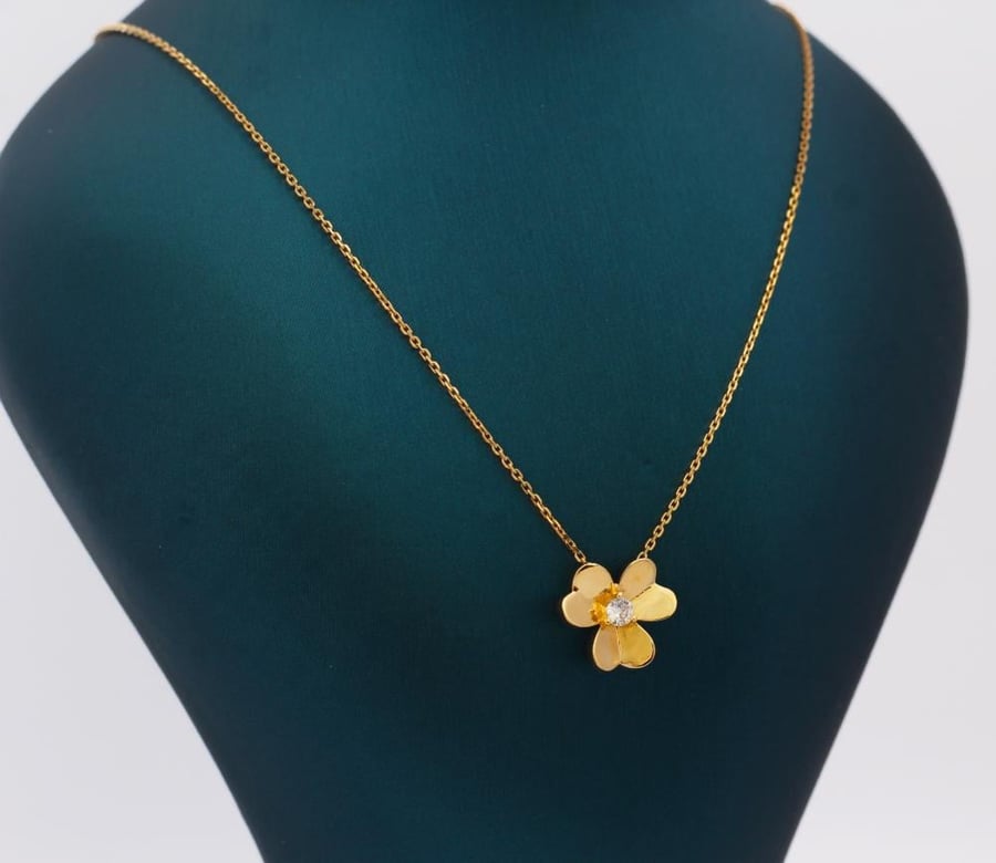 18k delicate necklace