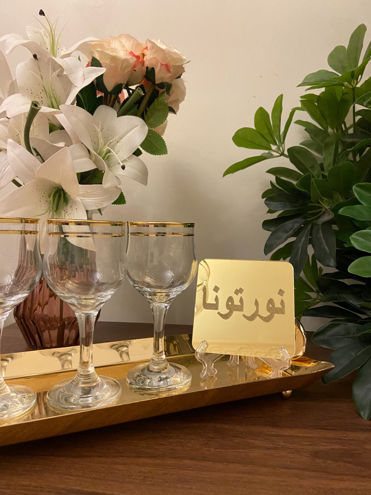 استاند اكريليك بعبارات ترحيبيه