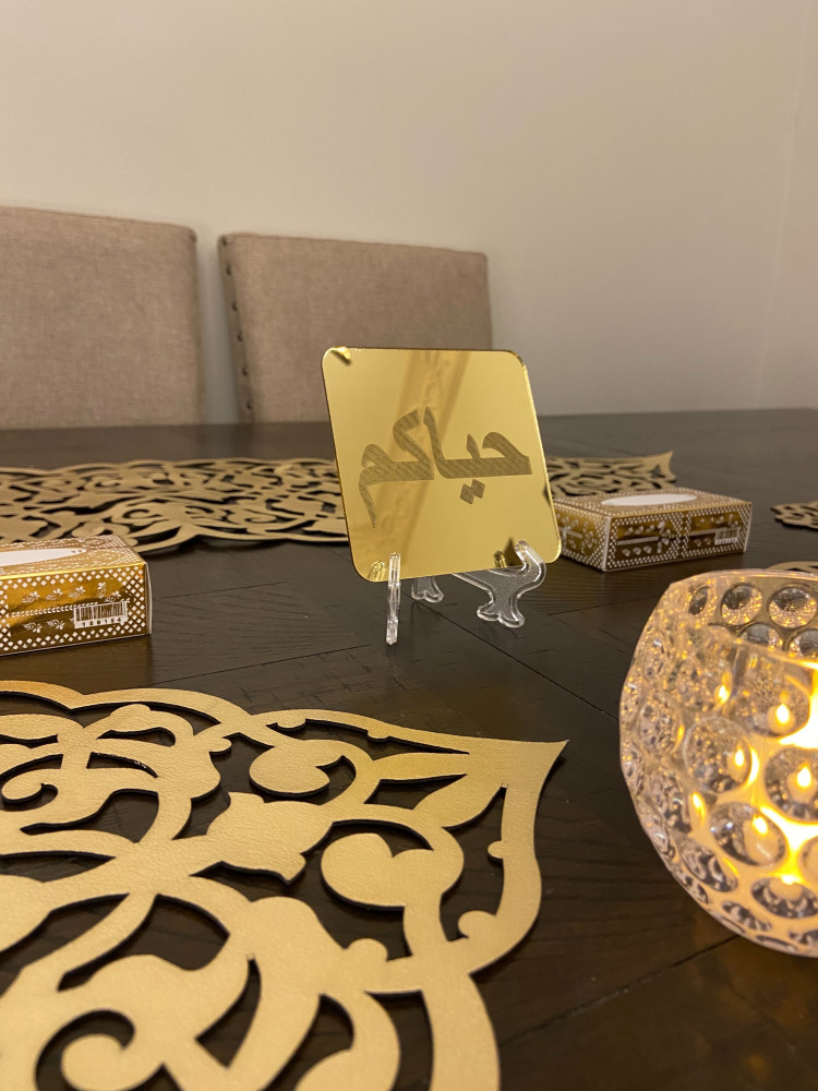استاند اكريليك بعبارات ترحيبيه