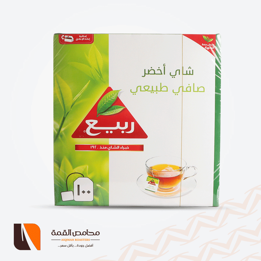 شاي ربيع أخضر  طبيعي 100 كيس