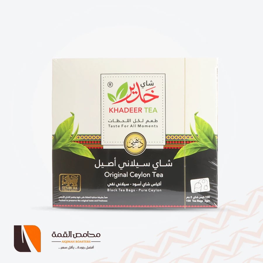 شاي خدير سيلاني اصيل ذهبي 100 كيس