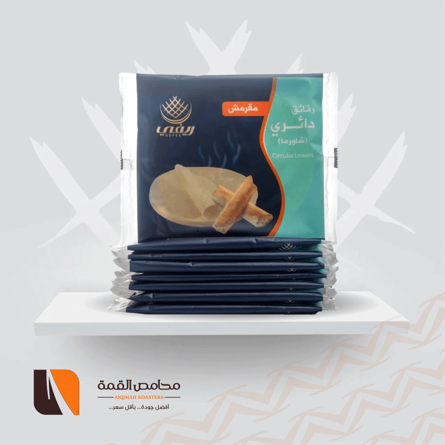 رقائق دائري ابيض