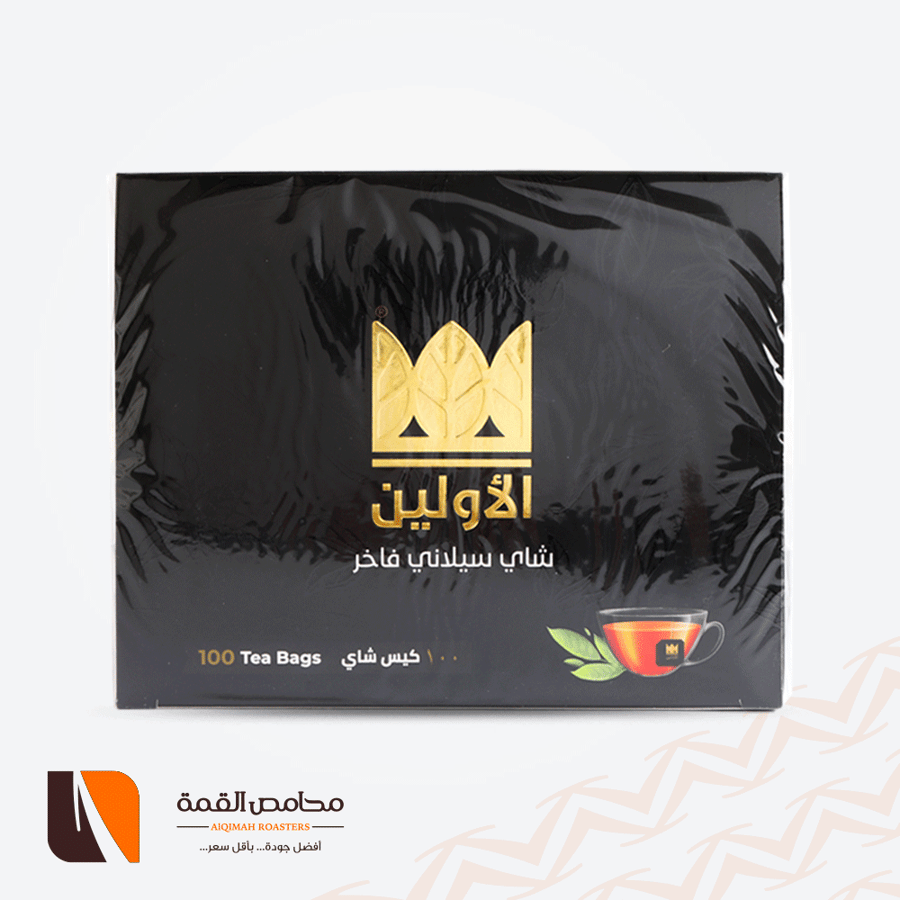 شاي الاولين اسود سيلاني فاخر 100 كيس