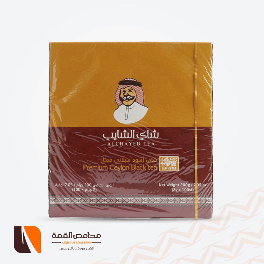 شاي الشايب أسود سيلاني 100 كيس