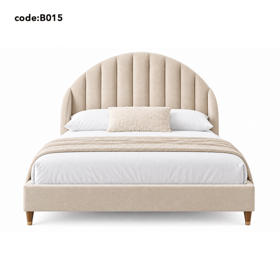 سرير شيل المبطن – Shell Upholstered Bed