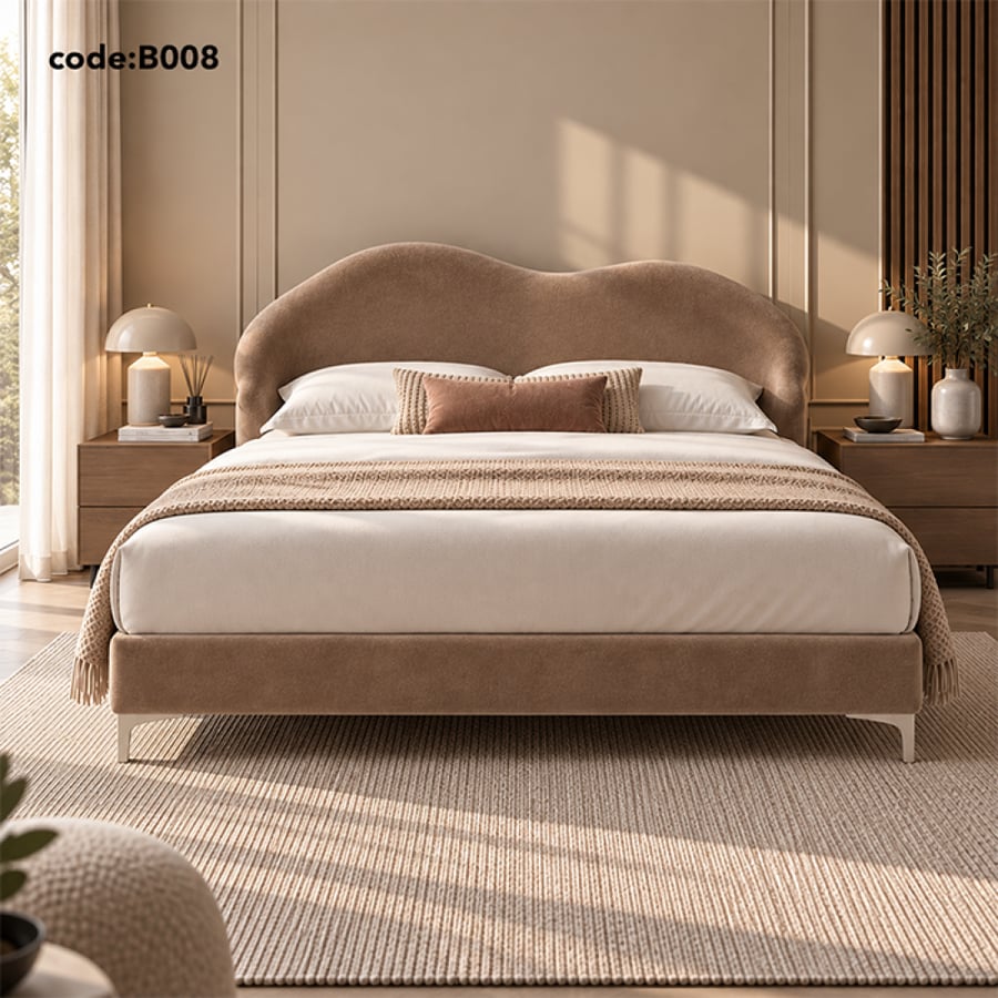 سرير ويف المبطن – Wave Upholstered Bed