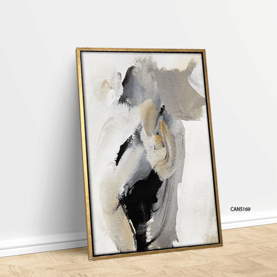 لوحه جداريه كبيره كانفس فن تجريدى بتصميم مودرن