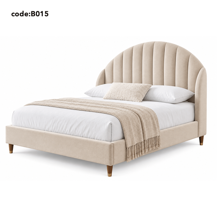 سرير شيل المبطن – Shell Upholstered Bed