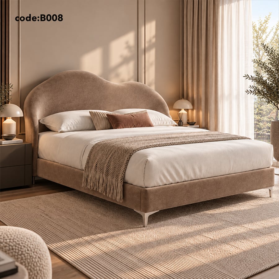 سرير ويف المبطن – Wave Upholstered Bed