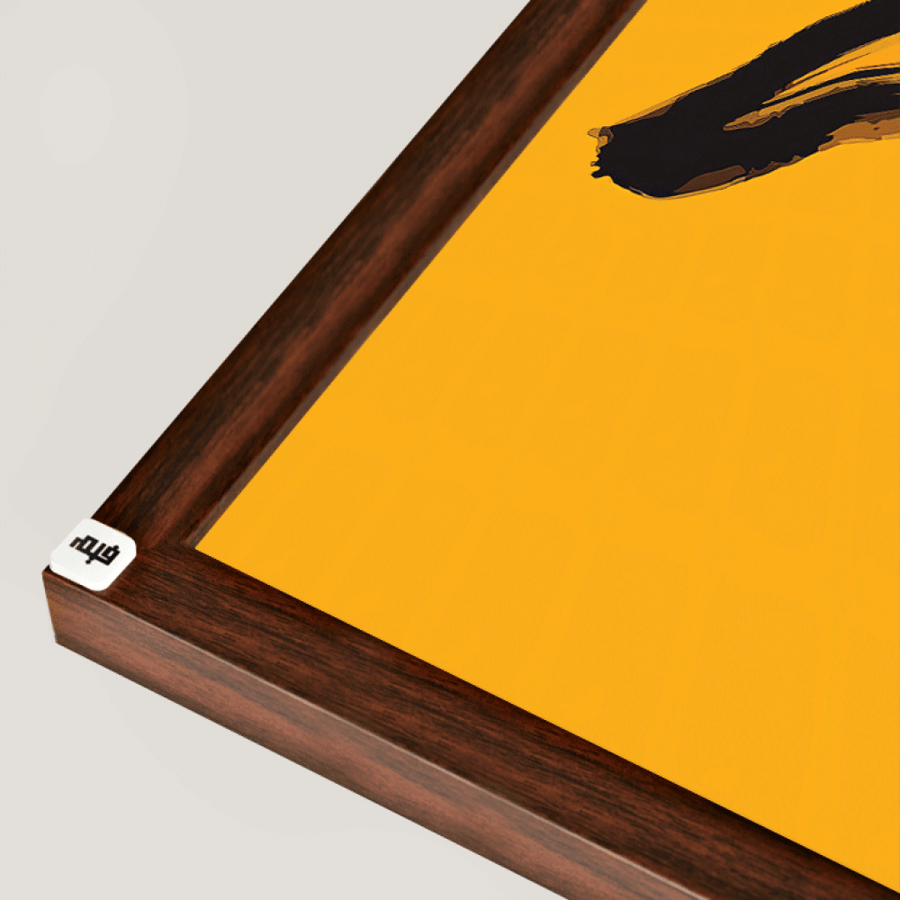 Canvas wall art featuring an abstract human figure in a modern design