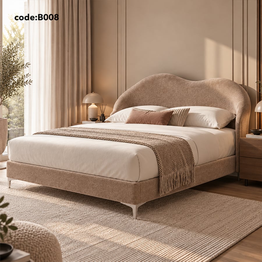 سرير ويف المبطن – Wave Upholstered Bed